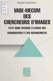 Vade-mecum des chercheurs d'images