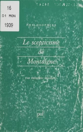 Le Scepticisme de Montaigne