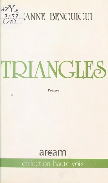 Triangles - Jeanne Benguigui - FeniXX réédition numérique