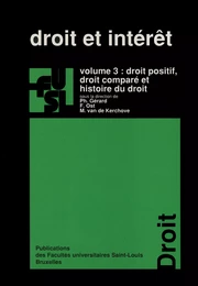 Droit et intérêt - vol. 3