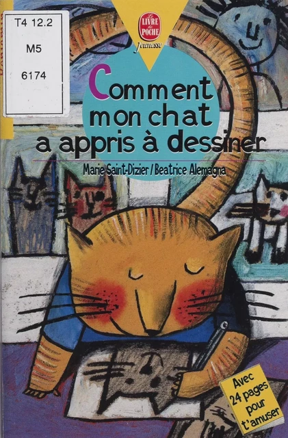 Comment mon chat a appris à dessiner - Béatrice Alemagna, Marie Saint-Dizier - Hachette Jeunesse (réédition numérique FeniXX)