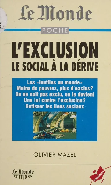 L'exclusion - Olivier Mazel - Marabout (réédition numérique FeniXX)