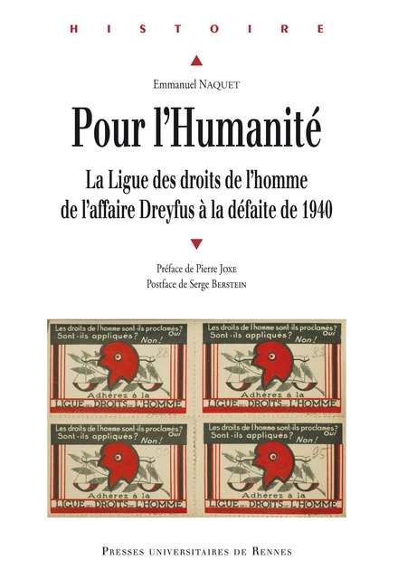 Pour l’humanité - Emmanuel Naquet - Presses universitaires de Rennes