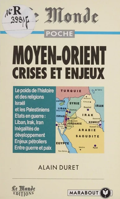 Moyen-Orient - Alain Duret - Marabout (réédition numérique FeniXX)