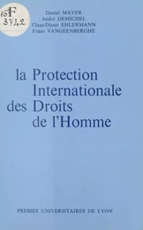 La Protection internationale des droits de l'homme