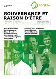 Revue sociétal : Gouvernance et raison d'être