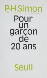 Pour un garçon de 20 ans