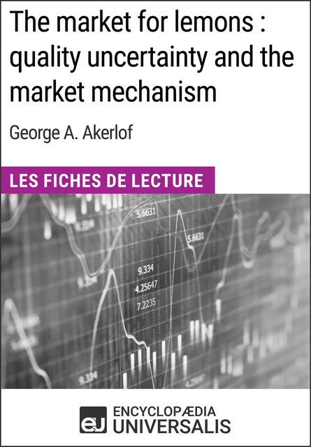 The market for lemons : quality uncertainty and the market mechanism de George A. Akerlof -  Encyclopaedia Universalis - Encyclopaedia Universalis