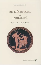 De l'écriture à l'oralité