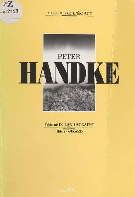 Peter Handke - Fabienne Durand-Bogaert - FeniXX réédition numérique