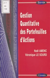 Gestion quantitative des portefeuilles d'action