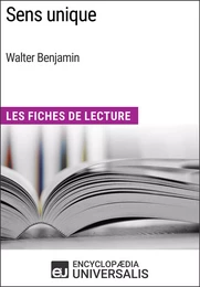 Sens unique de Walter Benjamin