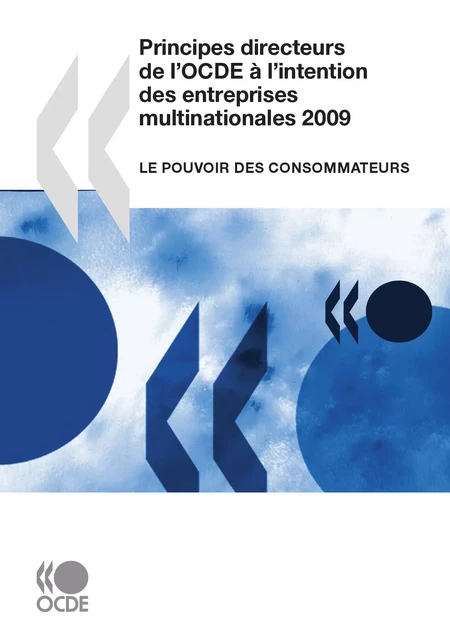 Principes directeurs de l'OCDE à l'intention des entreprises multinationales 2009 -  Collectif - OECD