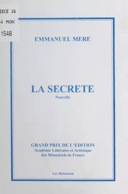 La Secrète - Emmanuel Mère - FeniXX réédition numérique