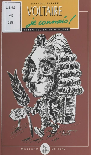 Voltaire, je connais - Jean-Luc Faivre - FeniXX réédition numérique