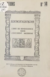 L'Idée de Renaissance dans l'Occident moderne