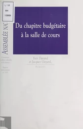 Du chapitre budgétaire à la salle de cours