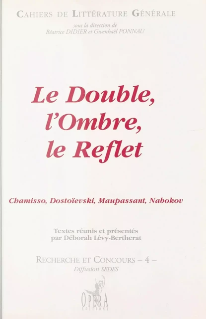 Le Double, l'ombre, le reflet - Déborah Lévy-Bertherat - FeniXX réédition numérique