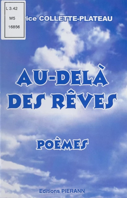 Au-delà des rêves - Maurice Collette-Plateau - FeniXX réédition numérique