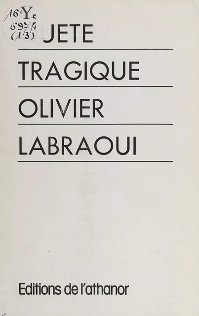 Quête tragique - Olivier Labraoui - FeniXX réédition numérique