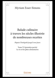 Balade culinaire à travers les siècles illustrée de nombreuses recettes - Tome VI (première partie)