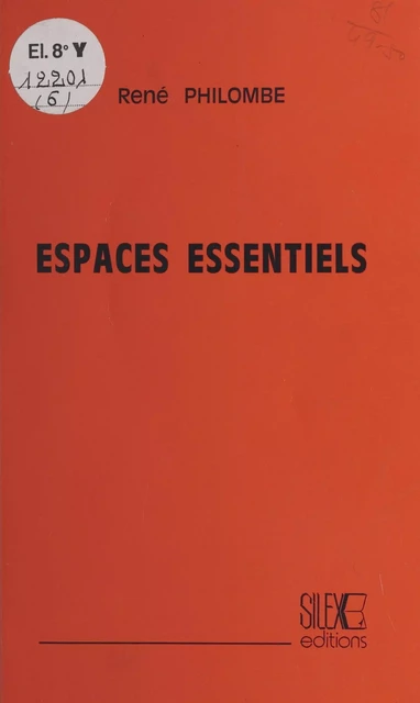 Espaces essentiels - René Philombe - FeniXX réédition numérique