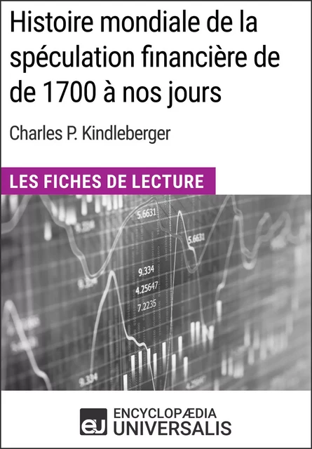 Histoire mondiale de la spéculation financière de de 1700 à nos jours de Charles P. Kindleberger -  Encyclopaedia Universalis - Encyclopaedia Universalis