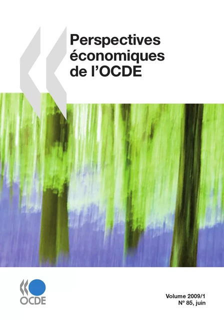 Perspectives économiques de l'OCDE, Volume 2009 Numéro 1 -  Collectif - OECD