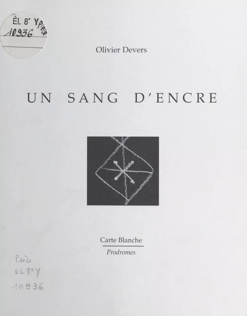 Un sang d'encre - Olivier Devers - FeniXX réédition numérique