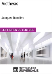 Aisthesis de Jacques Rancière