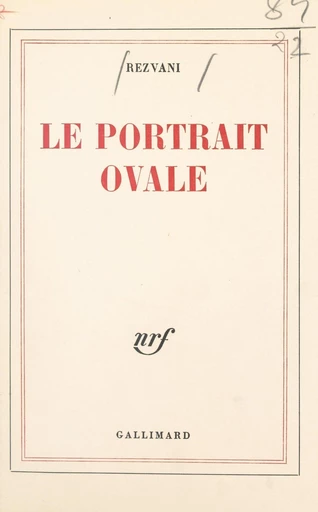 Le portrait ovale -  Rezvani - FeniXX réédition numérique