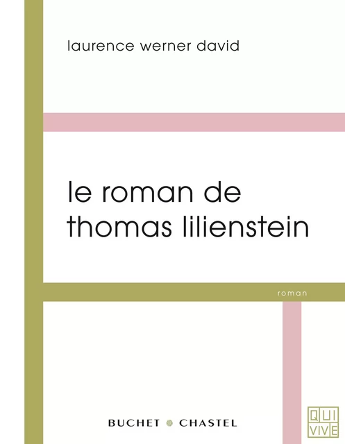 Le Roman de Thomas Lilienstein - Laurence Werner David - Libella