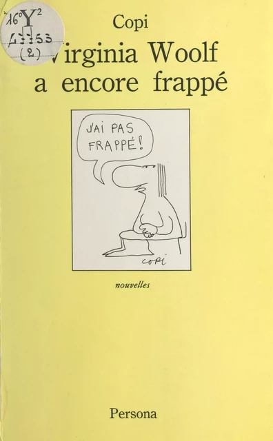 Virginia Woolf a encore frappé -  Copi - FeniXX réédition numérique