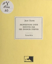 Propositions d'été induites par des énoncés d'hiver