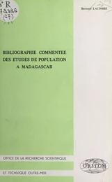 Bibliographie commentée des études de population à Madagascar