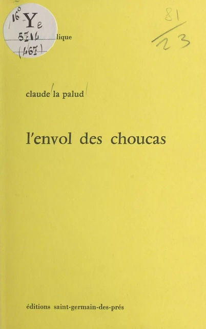 L'Envol des choucas - Claude La Palud - FeniXX réédition numérique