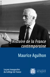 Histoire de la France contemporaine