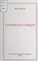 Confidences lyriques