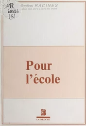 Pour l'école