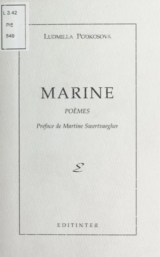 Marine - Ludmilla Podkosova - FeniXX réédition numérique