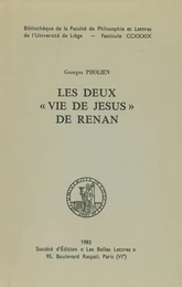 Les deux « Vie de Jésus » de Renan