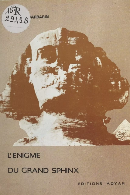 L'Énigme du grand sphinx - Georges Barbarin - FeniXX réédition numérique