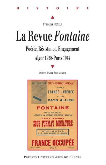 La revue Fontaine - François Vignale - Presses universitaires de Rennes