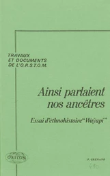 Ainsi parlaient nos ancêtres