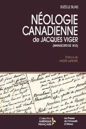 Néologie canadienne de Jacques Viger