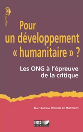 Pour un développement « humanitaire » ?