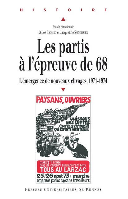 Les partis à l’épreuve de 68 -  - Presses universitaires de Rennes