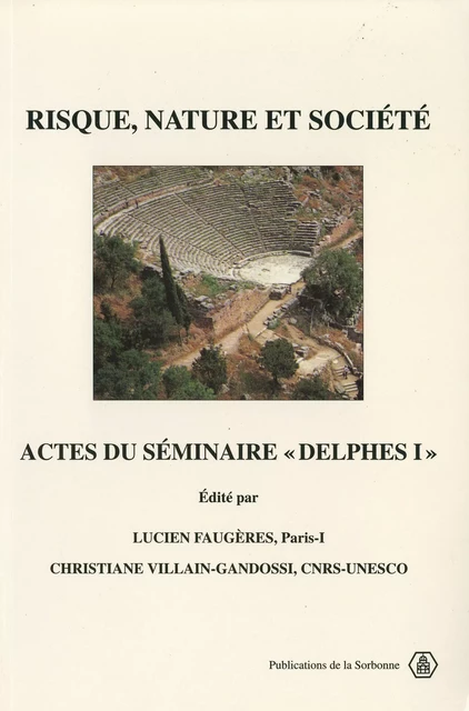 Risque, nature et société -  - Éditions de la Sorbonne