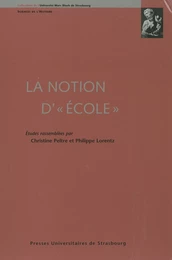 La notion d’« école »