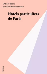 Hôtels particuliers de Paris